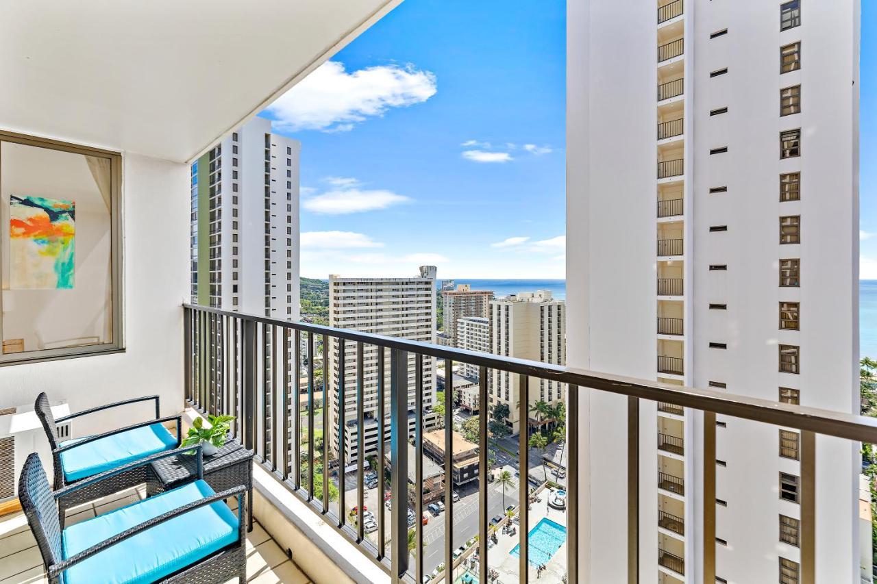 1Br With Great Ocean Views, 1 Block To Waikiki Beach Honolulu Esterno foto
