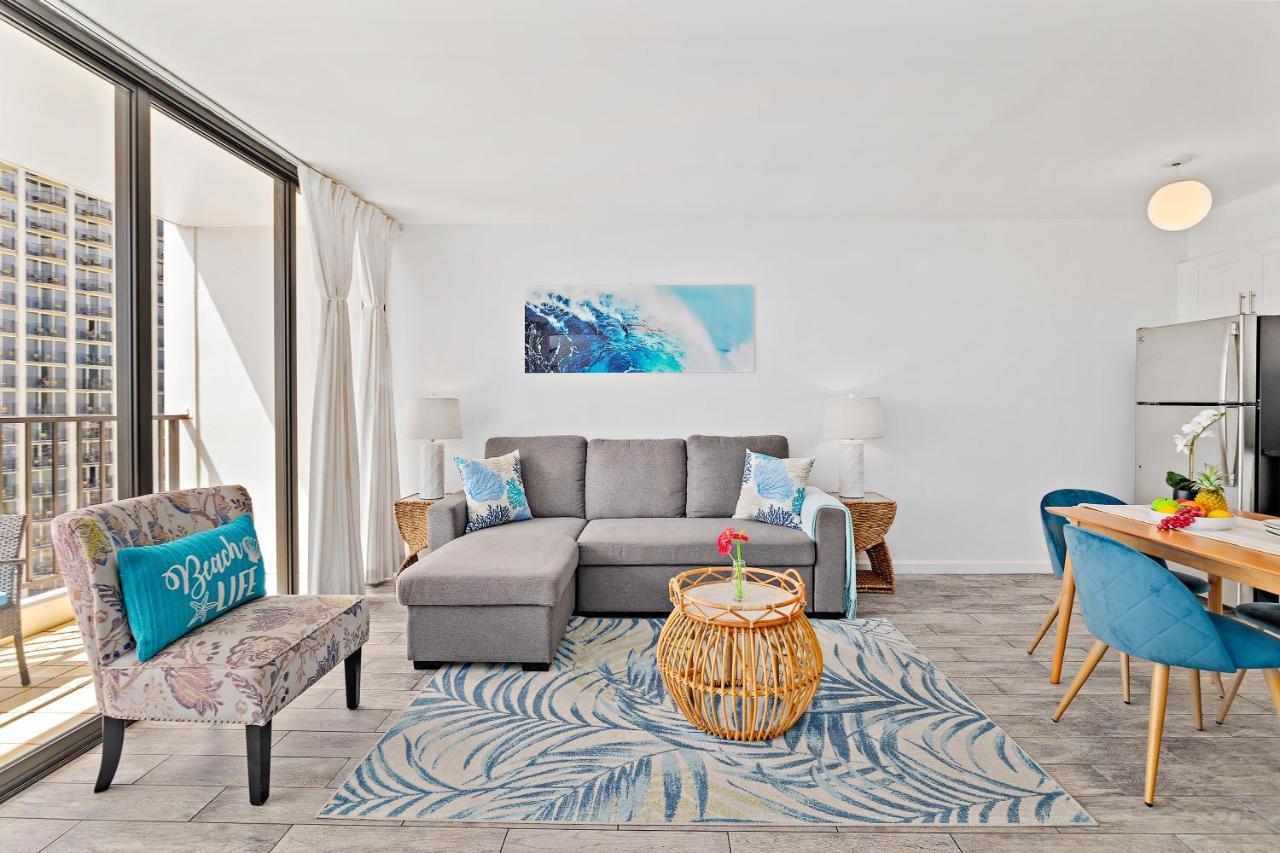 1Br With Great Ocean Views, 1 Block To Waikiki Beach Honolulu Esterno foto
