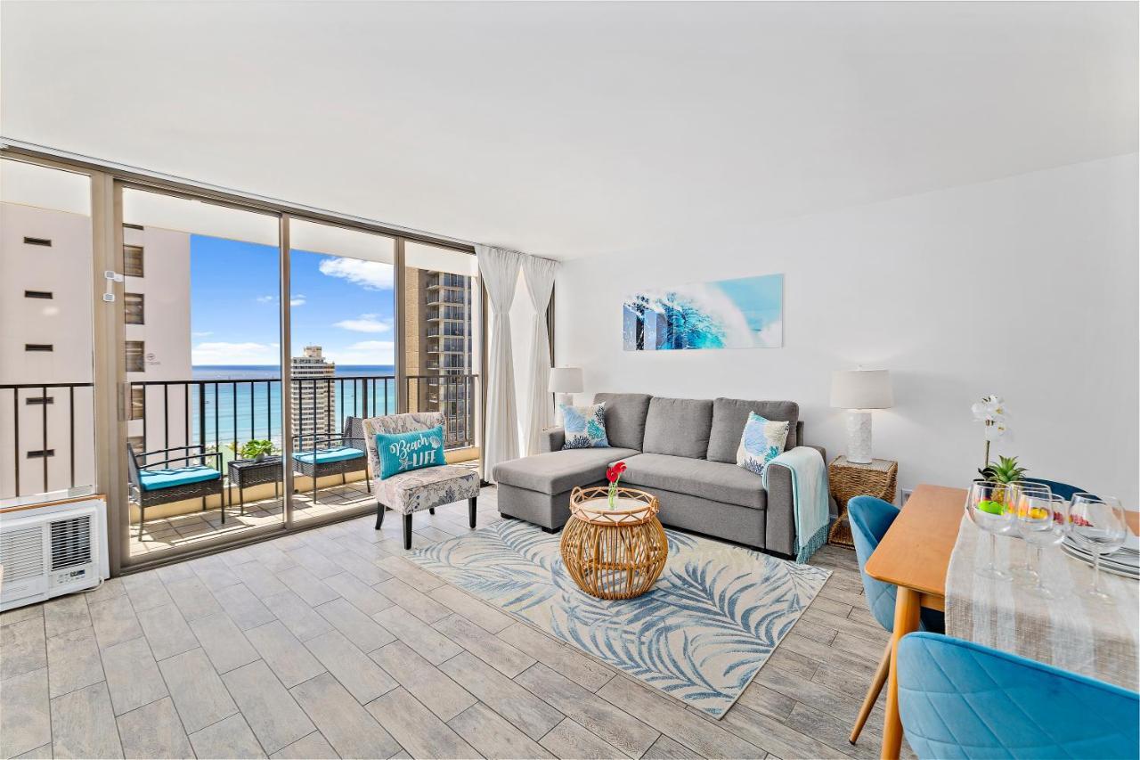 1Br With Great Ocean Views, 1 Block To Waikiki Beach Honolulu Esterno foto