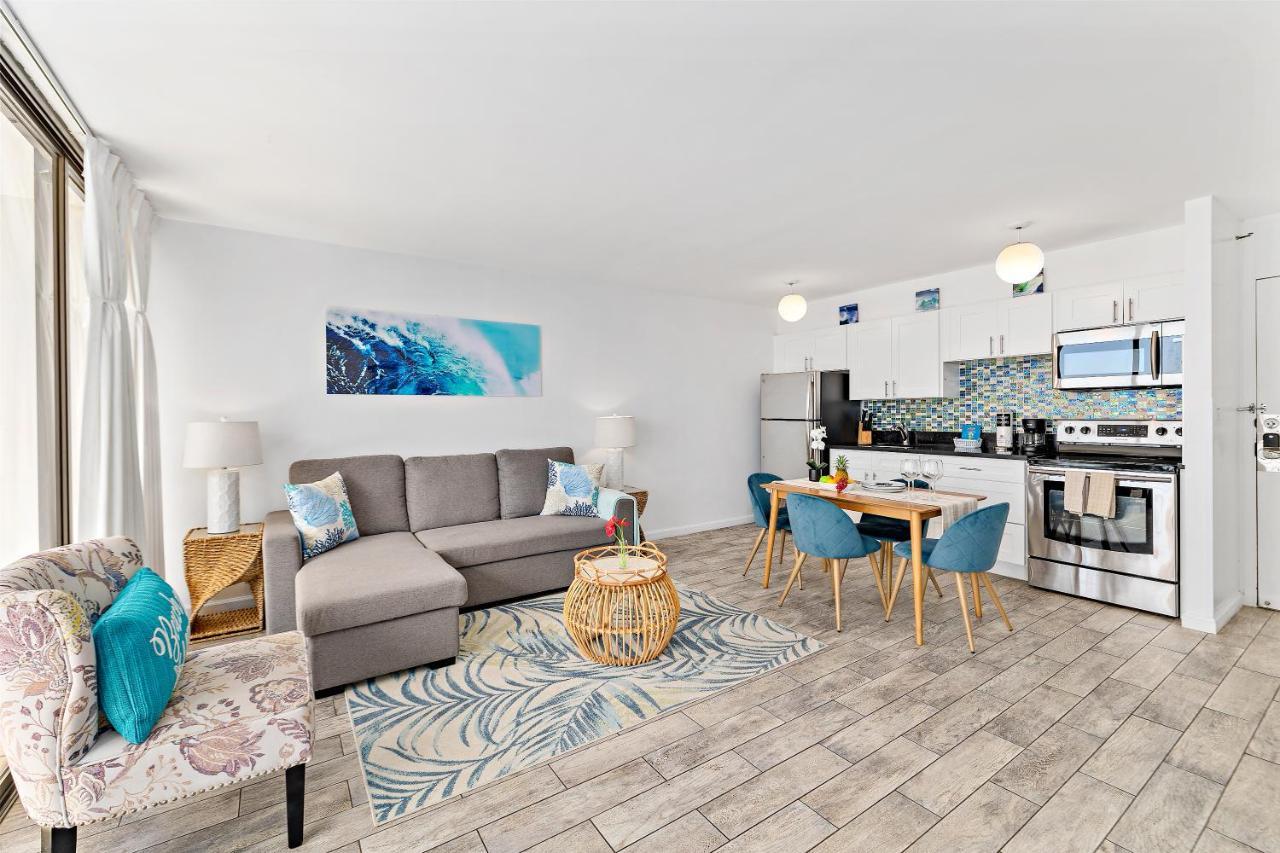 1Br With Great Ocean Views, 1 Block To Waikiki Beach Honolulu Esterno foto