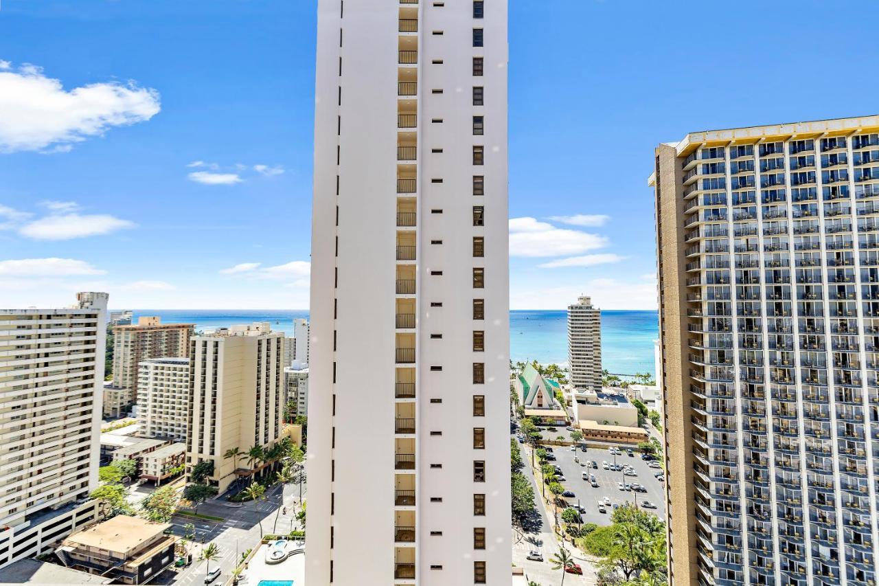 1Br With Great Ocean Views, 1 Block To Waikiki Beach Honolulu Esterno foto