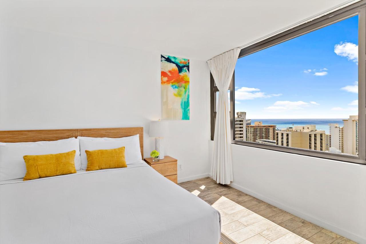 1Br With Great Ocean Views, 1 Block To Waikiki Beach Honolulu Esterno foto