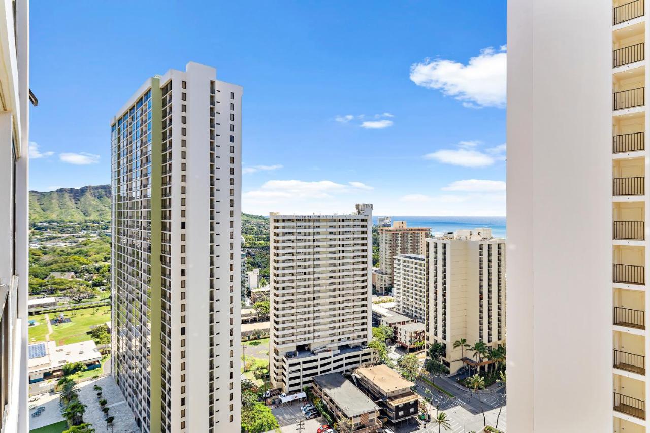 1Br With Great Ocean Views, 1 Block To Waikiki Beach Honolulu Esterno foto