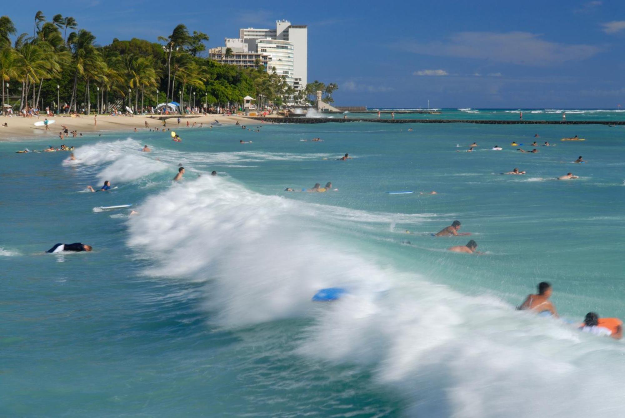 1Br With Great Ocean Views, 1 Block To Waikiki Beach Honolulu Esterno foto